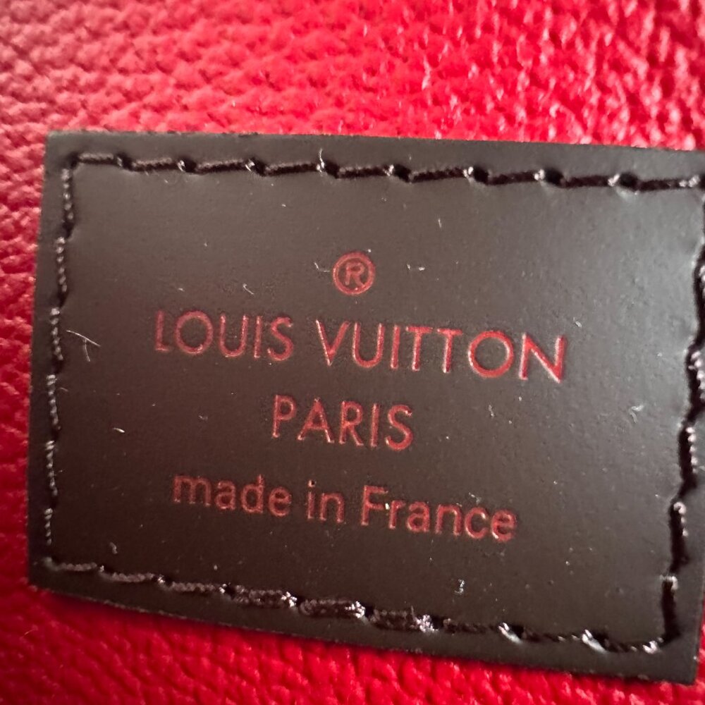 Louis Vuitton Brown Damier Cosmetic Pouch - Picture 4 of 4